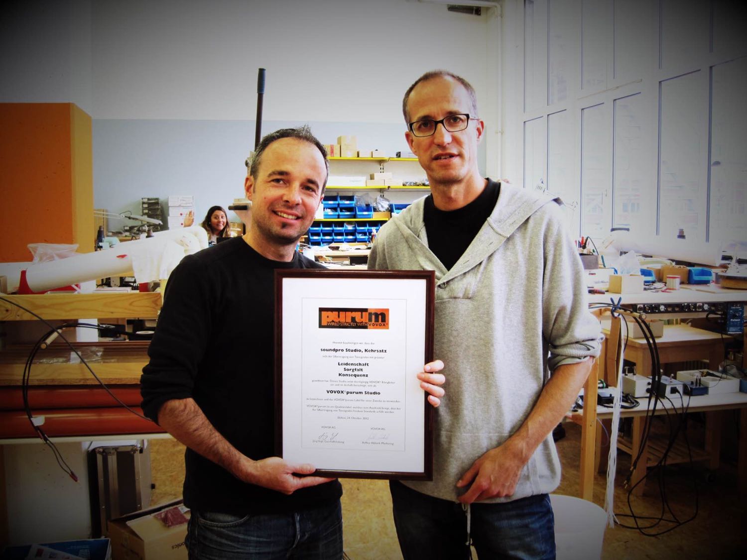 Me and Jürg Vogt // Vovox